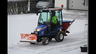 Iseki TXG 237 Winterdienst am 24.01.2021