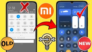 Centro de control HyperOS para Redmi 13C sin root | Cómo obtener un nuevo centro de control en Redmi