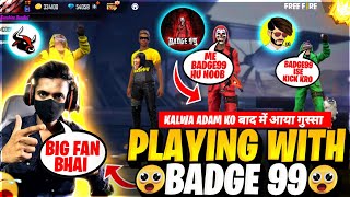 Noob Prank with Badge 99 😂 Total gaming must watch