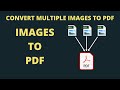 How To Convert Multiple Images into PDF in Mobile Phone | Image to PDF | JPG to PDF