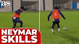 NEYMAR shockingly DAZZLES with incredible DRIBBLES in his training return