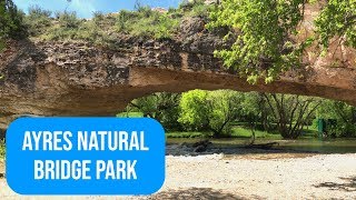 Ayres Natural Bridge Park - Wyoming Sites To See