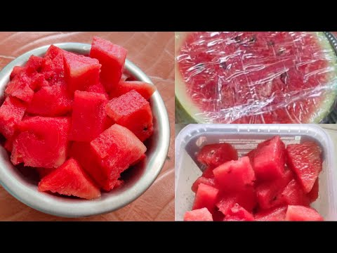 The Only Way to Preserve Cut Watermelon, According to an Expert