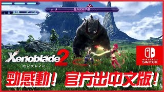 異度神劍2 Xenoblade Chronicles 2 決定推出繁簡中文版!! [任天堂 Switch遊戲]