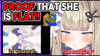 Shiina Showed Her IRL Picture to Prove That She is Flat 😭 | Amanogawa Shiina Clip #phaseconnect