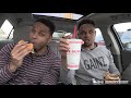 eating five guys double bacon cheeseburger @hodgetwins