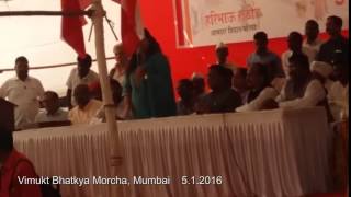 Vimukt Bhatkya, Banjara, Bara Balutedar MahaMorcha - Minister Pankja Munde, 2016