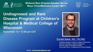 Undiagnosed and Rare Disease Program at Children’s Hospital & Medical College of Wisconsin, 2023