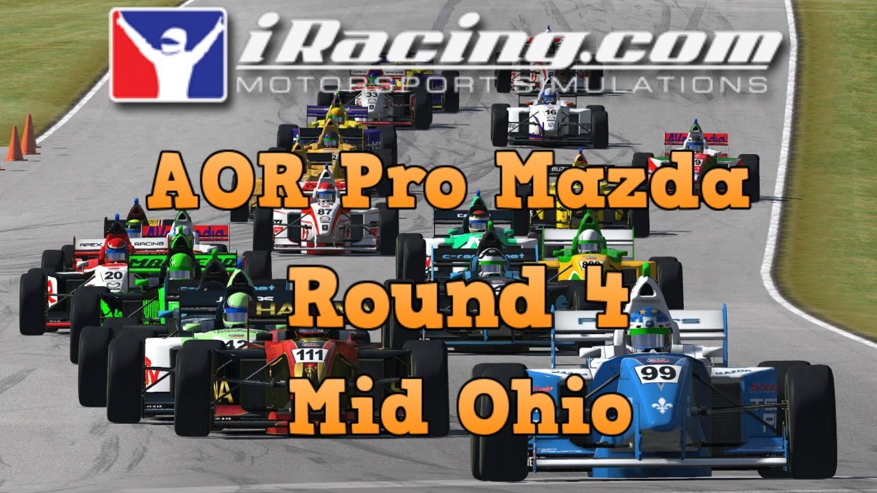 IRacing AOR Pro Mazda Championship S3 Round 4: Mid Ohio - YouTube