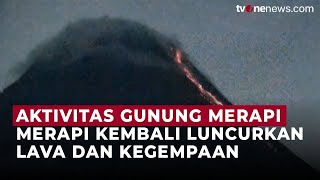 Gunung Merapi Kembali Luncurkan Guguran Lava, Status Siaga Tetap Berlaku | OneNews Update