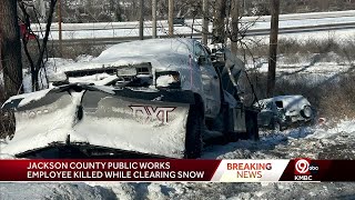 Longtime Jackson County Public Works employee hit by truck while clearing snow