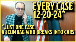 EVERY Case in Judge Fleischer's Courtroom on 12-20-24