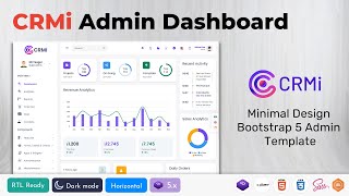 Powerful HRM App Dashboard Template for Employee Management, Payroll, Attendance & HR