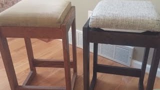 How to Refinish Wood Furniture - Old Bar Stools