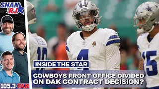 Inside The Star: Cowboys Front Office Divided On Dak Contract Ride Out? | Shan &