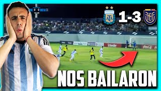 🇦🇷 ARGENTINA vs ECUADOR 🇪🇨 REACCIONES de un ARGENTINO 🇦🇷 COPA EZEIZA SUB 17