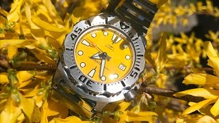 Seiko monster yellow