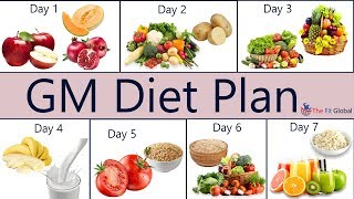 GM Diet Plan - A Healthy Meal Plan to Lose Weight Just in 7 Days