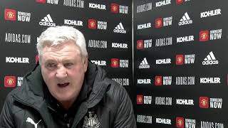 "I'm quietly confident" - Bruce on relegation after loss at Man United