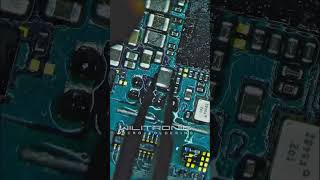 Remove and Replace : Capacitors and Coil #microsoldering #electronic #satisfyingvideos #shorts