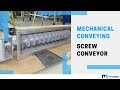 Tubular screw conveyor - Easy Clean tubular screw - Palamatic Process Inc.