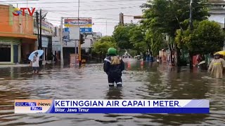 Banjir 1 Meter, Petugas Evakusi Warga Desan Bacem, Blitar, ke Tempat Aman #BuletiniNewsPagi 19/10