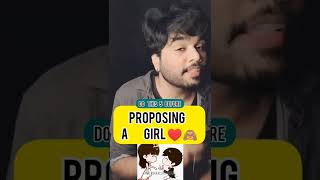 How to propose a ♥️GIRL.....5 ways to propose a girl...#iamsriharishofficial #trending
