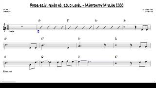 Piros szív, fehér hó, zöld levél - Mártonffy Miklós 2000 (C Flute) [Sheet music]