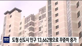 도청 신도시 인구 13,662명으로 꾸준히 증가 / 안동MBC