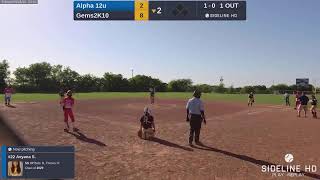 Alpha Performance Softball 12u vs Gems2K10 (2023.04.15)