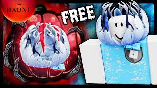 THE HAUNT! FREE ACCESSORY! HOW TO GET Admin Smashed Pumpkin! (ROBLOX)