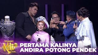 Aksi Makeover Ivan Potong Rambut Andira | KONTES  KDI 2024