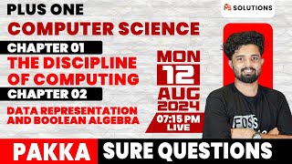 PLUS ONE COMPUTER SCIENCE PAKKA SURE QUESTIONS | AUG 12 | 07:15 PM | MS SOLUTIONS