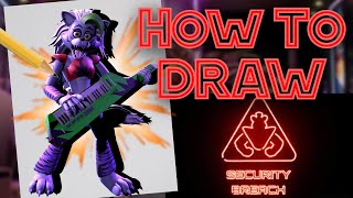 How To Draw Roxanne Wolf From FNAF!| Five Nights At Freddy's: Security Breach