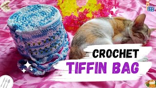 How To CROCHET A TIFFIN BAG | CROCHET A LUNCH BAG