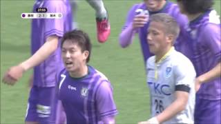 【公式】ゴール動画：枝本 雄一郎（藤枝）28分 藤枝ＭＹＦＣvs栃木ＳＣ 明治安田生命Ｊ３リーグ 第4節 2017/4/2