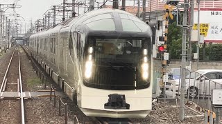 【4K高画質】【団体臨時列車TRAIN SUITE 四季島で行く春〜秋の3泊4日の旅（４日目）】E001形と野木〜間々田駅間ですれ違う際の前面展望（80??M）2023.6.8