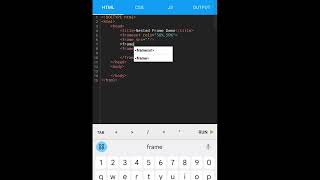 Nested frameset in HTML for beginners #html #coding #code #king #frame #framework