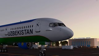 Tashkent - Nukus! FF Boeing 757-200 Uzbekistan Airways UK75701