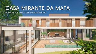 HOUSE WITH 5 SUITES ON A CHALLENGING LAND | MIRANTE DA MATA CONDOMINIUM IN NOVA LIMA/MG