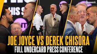 FULL Undercard Press Conference | Dennis McCann vs Ionut Baluta, Ryan Garner vs Archie Sharp & more