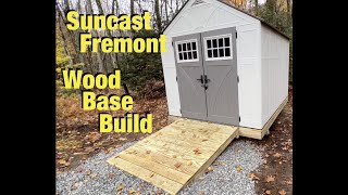 Suncast Fremont Shed Wood Base Build