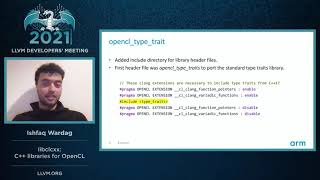 2021 LLVM Dev Mtg “libclcxx: C++ libraries for OpenCL”