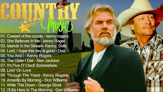 Alan Jackson, George Strait, Kenny Rogers, Don Williams - Greatest Hits Classic Country Songs