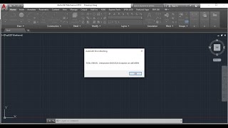 How To Fix AutoCAD FATAL ERROR 2018 Unhandled Access Violation Reading 0x002 Exception at FED94060h