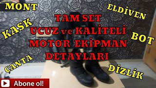 Orta Seviye Motosiklet Ekipmanlarım | Fiyat-Performans !