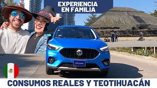 Consumos reales MG ZS 2023 y Teotihuacán - Experiencia en familia