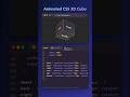 Animated CSS 3D Cube