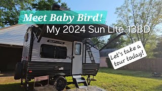 I SOLD MY 1984 CLASS C RV FOR A 2024 SUNLITE TRAVEL TRAILER | CHECK OUT MY NEW TINY HOME ON WHEELS