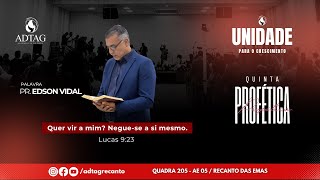 Pr. Edson Vidal - Nomeie o seu pecado | ADTAG Recanto